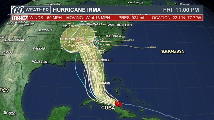 National Hurricane Center: Irma maintaining strength as Cat 5 storm