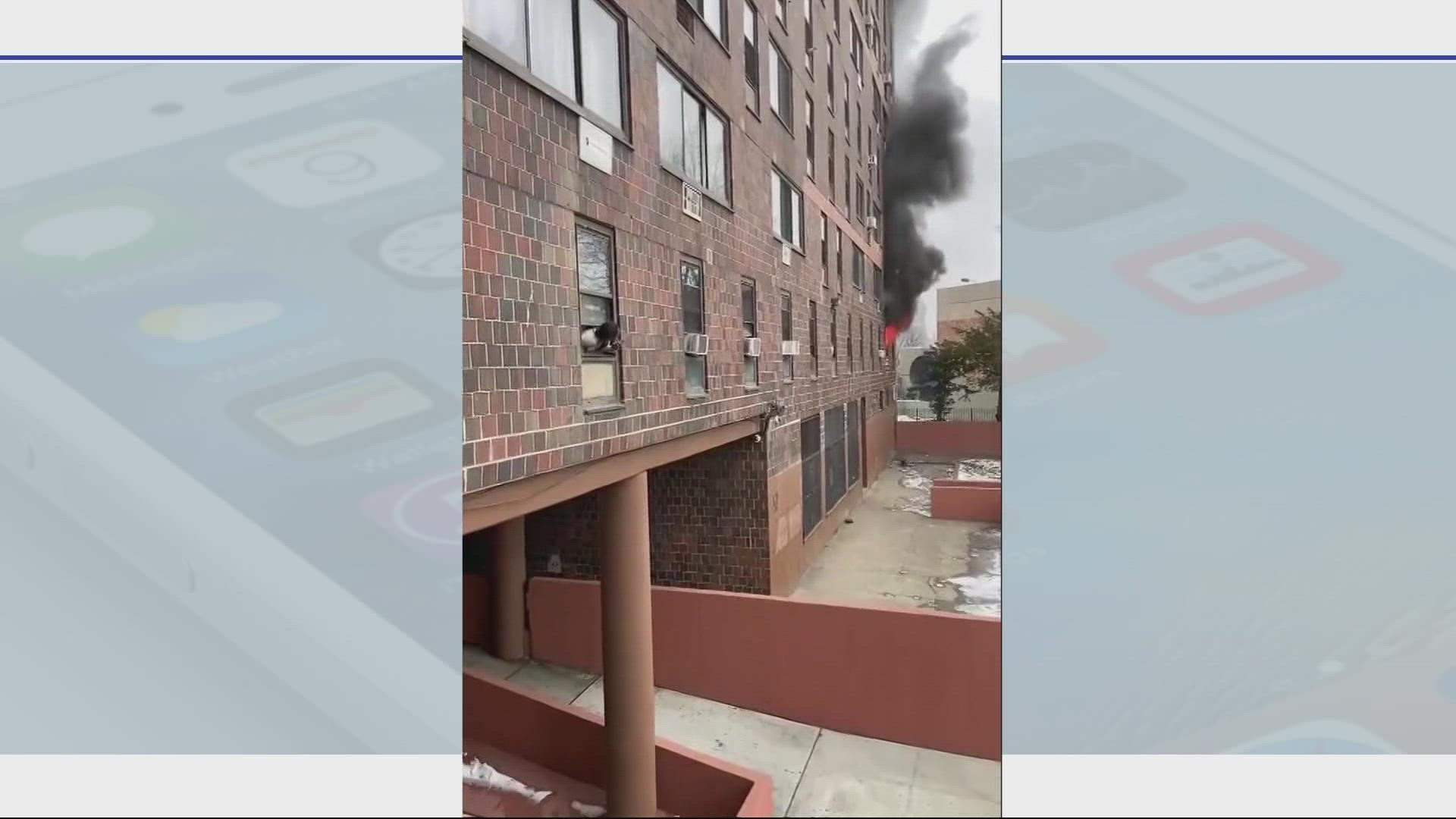 Deadly fire in NYC Bronx Space heater blamed, 17 killed