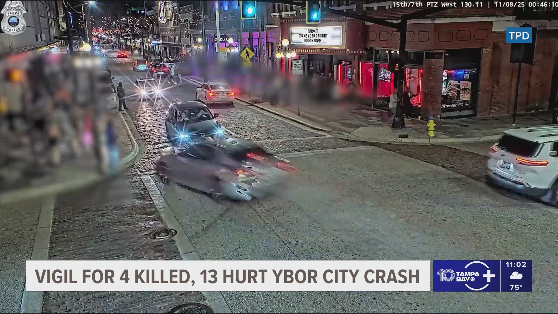 4 dead, 13 injured after FHP pursuit ends in crash in Ybor City, TPD ...