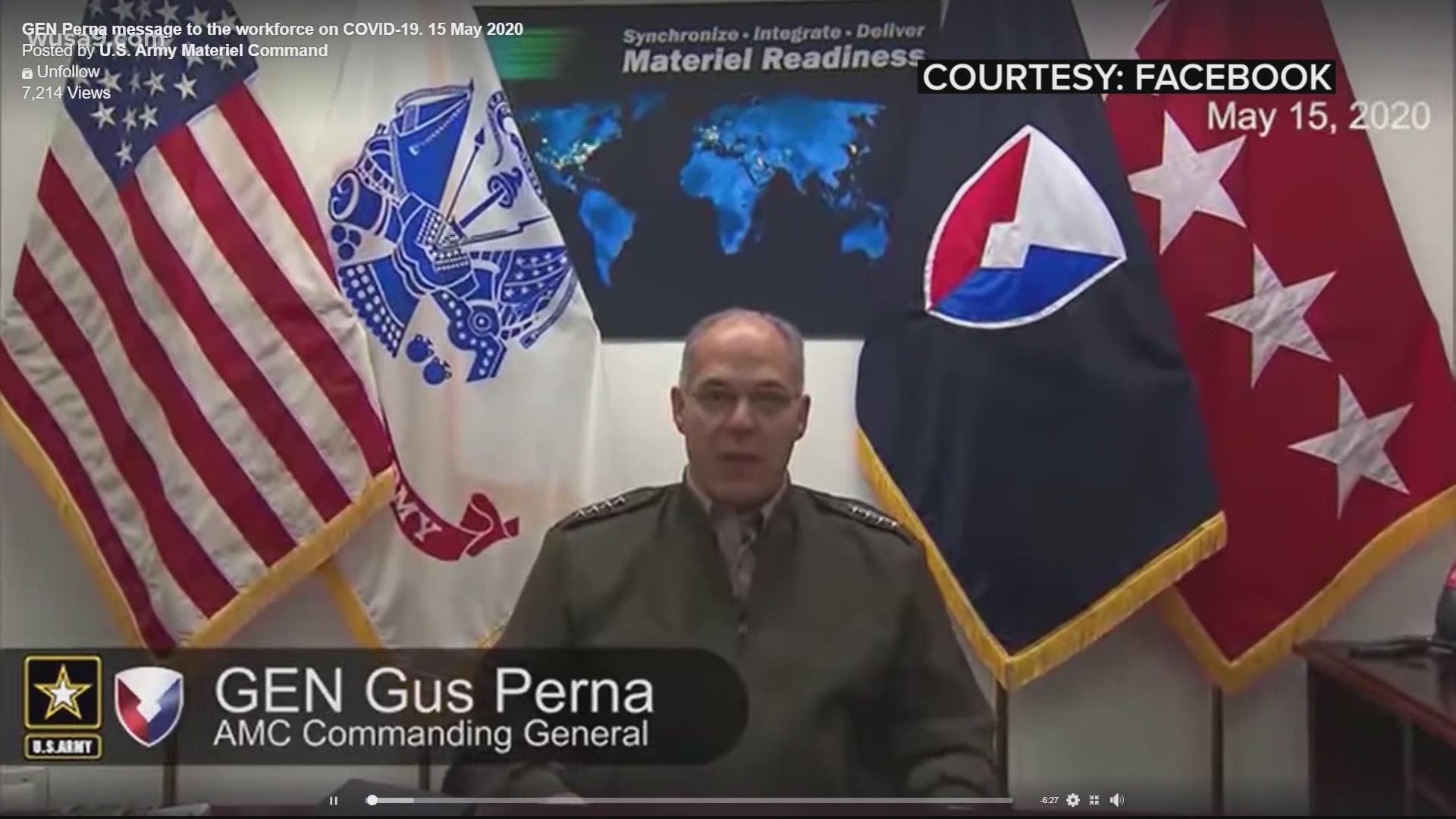 WUSA9 interviewed General Gus Perna in February for our military housing investigation. Now, we’re learning more about his new mission with Operation Warp Speed.