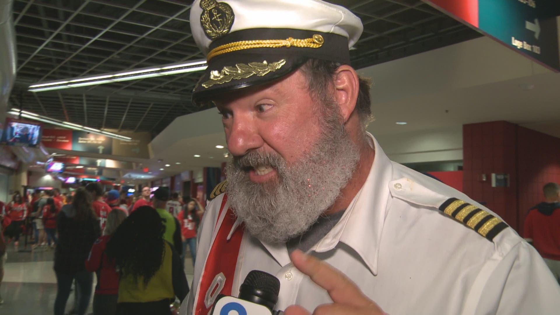 Captain Obvious said it's obvious the Caps will win Game 1