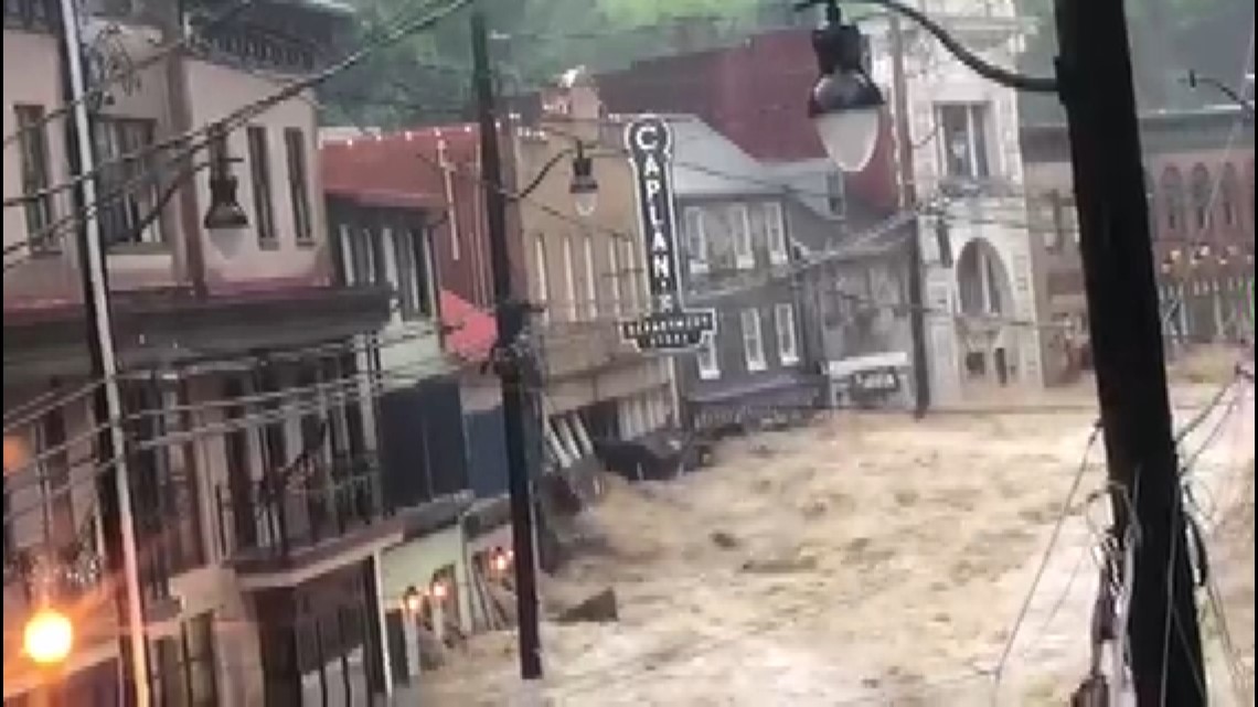 Devastating Dangerous Ellicott City S Main Street Hit With