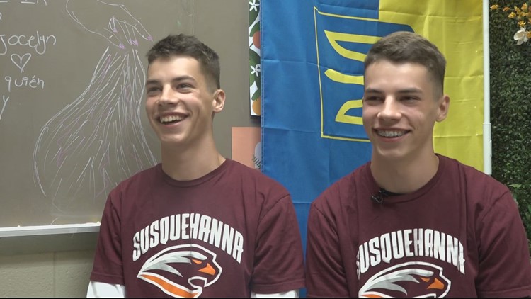 Twin boys who fled with their family to Maryland from Ukraine are graduating high school with full scholarships