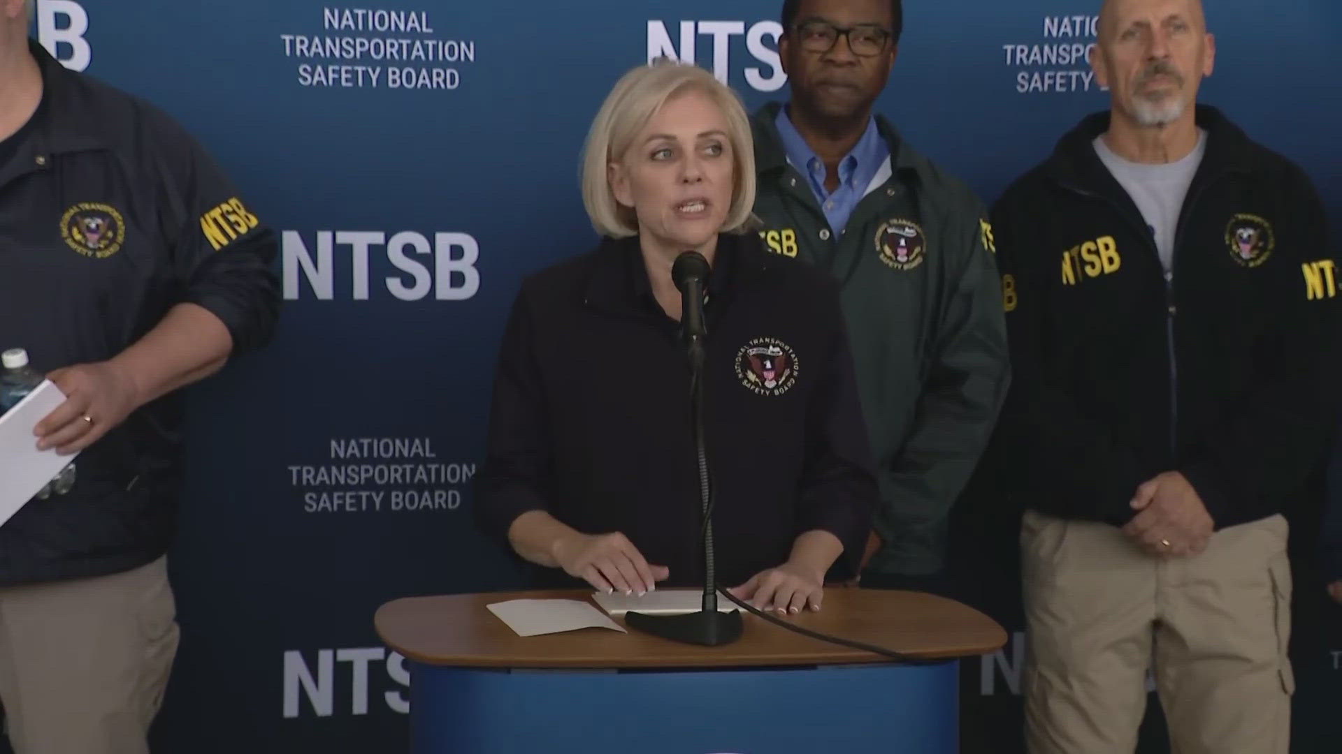 The National Transportation Safety Board gives an update and answers questions about the deadly plane crash involving a passenger plane and a military helicopter.