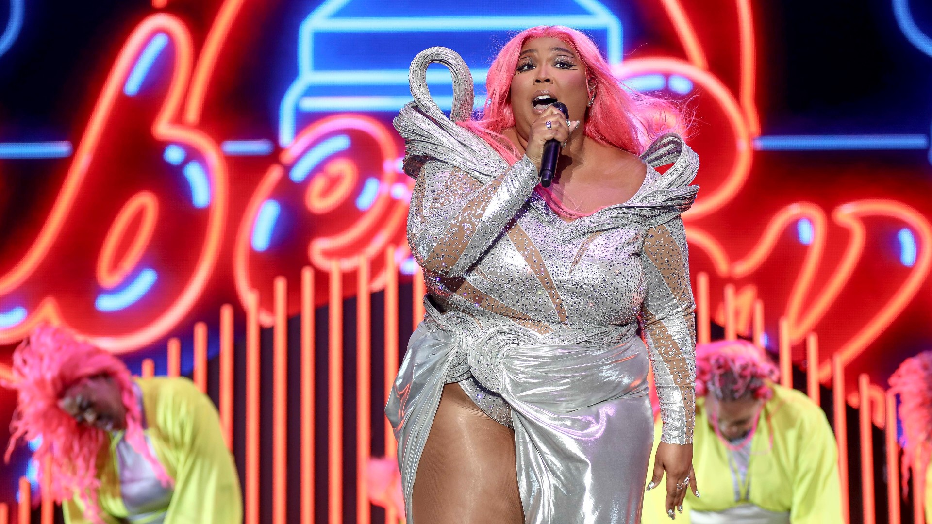 Lizzo is facing a harassment lawsuit. 
Three of her former dancers say they were subjected to a hostile work environment while they were on the team.
