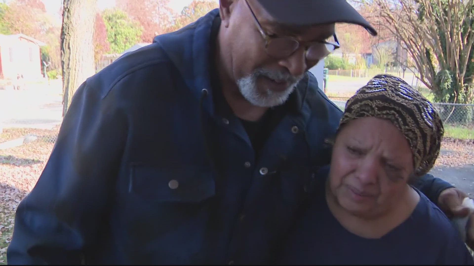 After a woman was stabbed at random, a good Samaritan helped her until EMS arrived. Now, the two are reuniting for the first time.