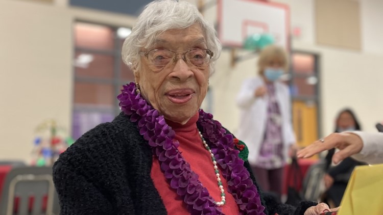 Woman celebrates 100 years of life