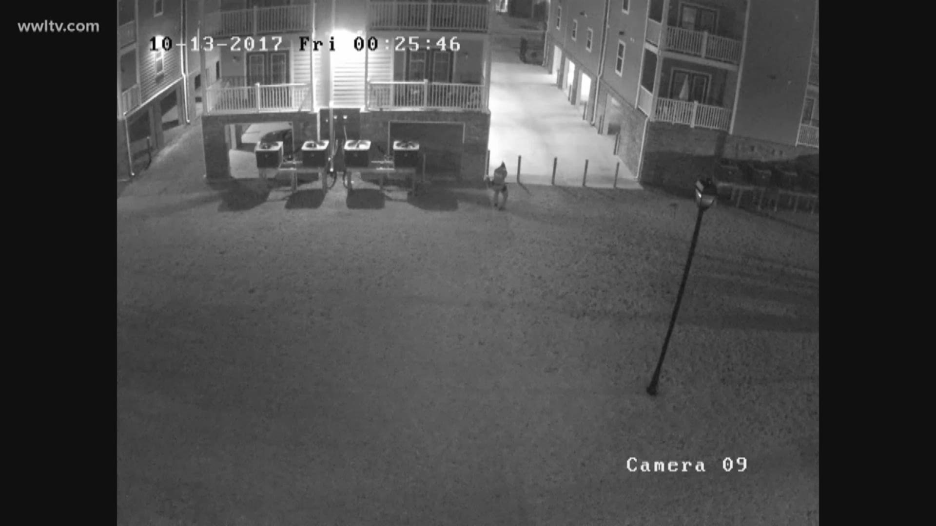 The NOPD released some surveillance video of an officer they say was firing shots at a man who had just shot Officer Marcus McNeil.