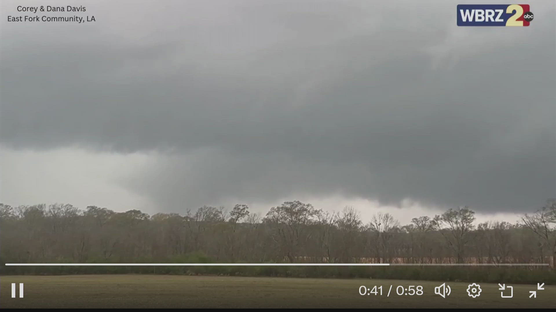 A tornado watch remains in effect until 6 p.m.

