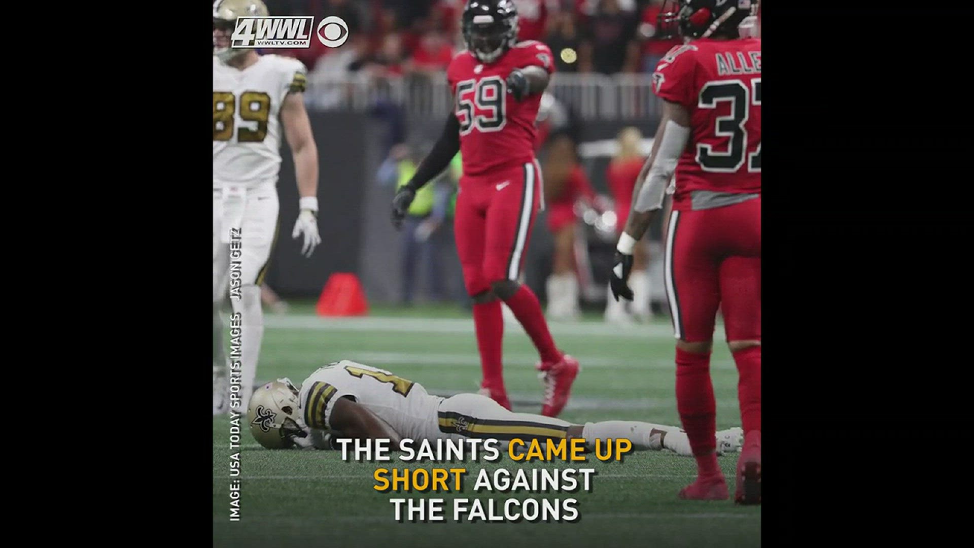 The Saints fell to the Falcons Thursday night in a game filled with Saints penalties and injuries.