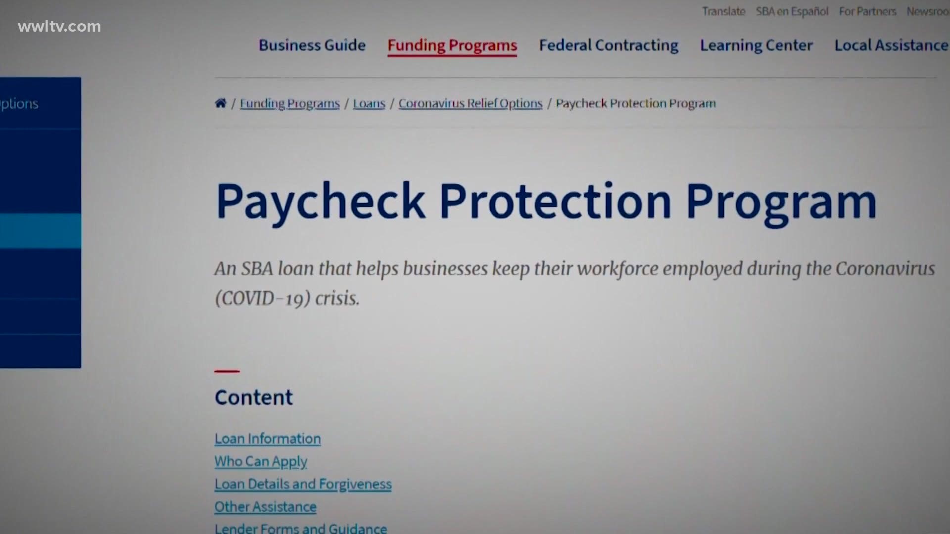 Fidelity Bank President Chris Ferris explains the latest extension of the Paycheck Protection Program 
until August 8, and about $130 billion is still available.