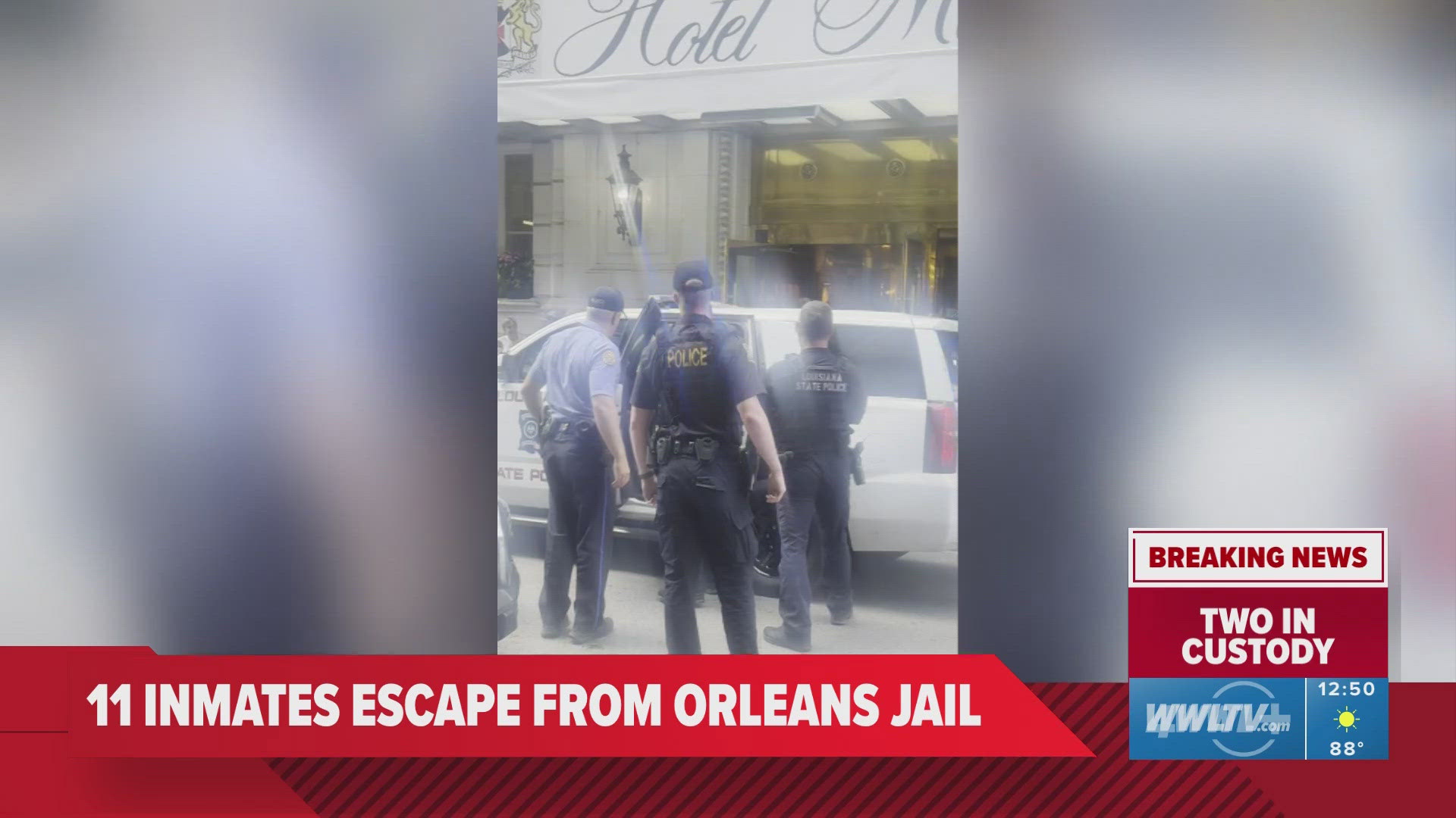 One inmate, identified as Kendall Myles, was caught, Louisiana State Police said.