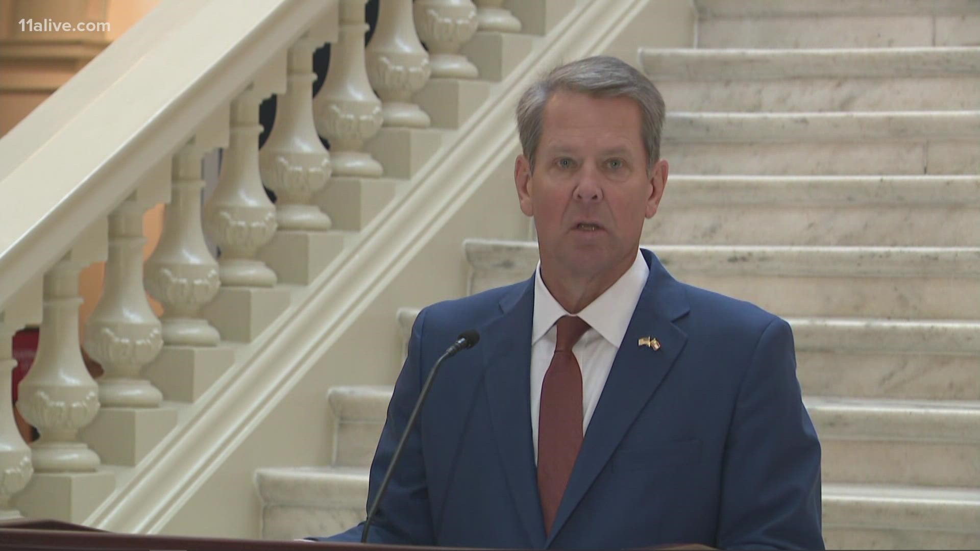 The governor held a press conference on Thursday.