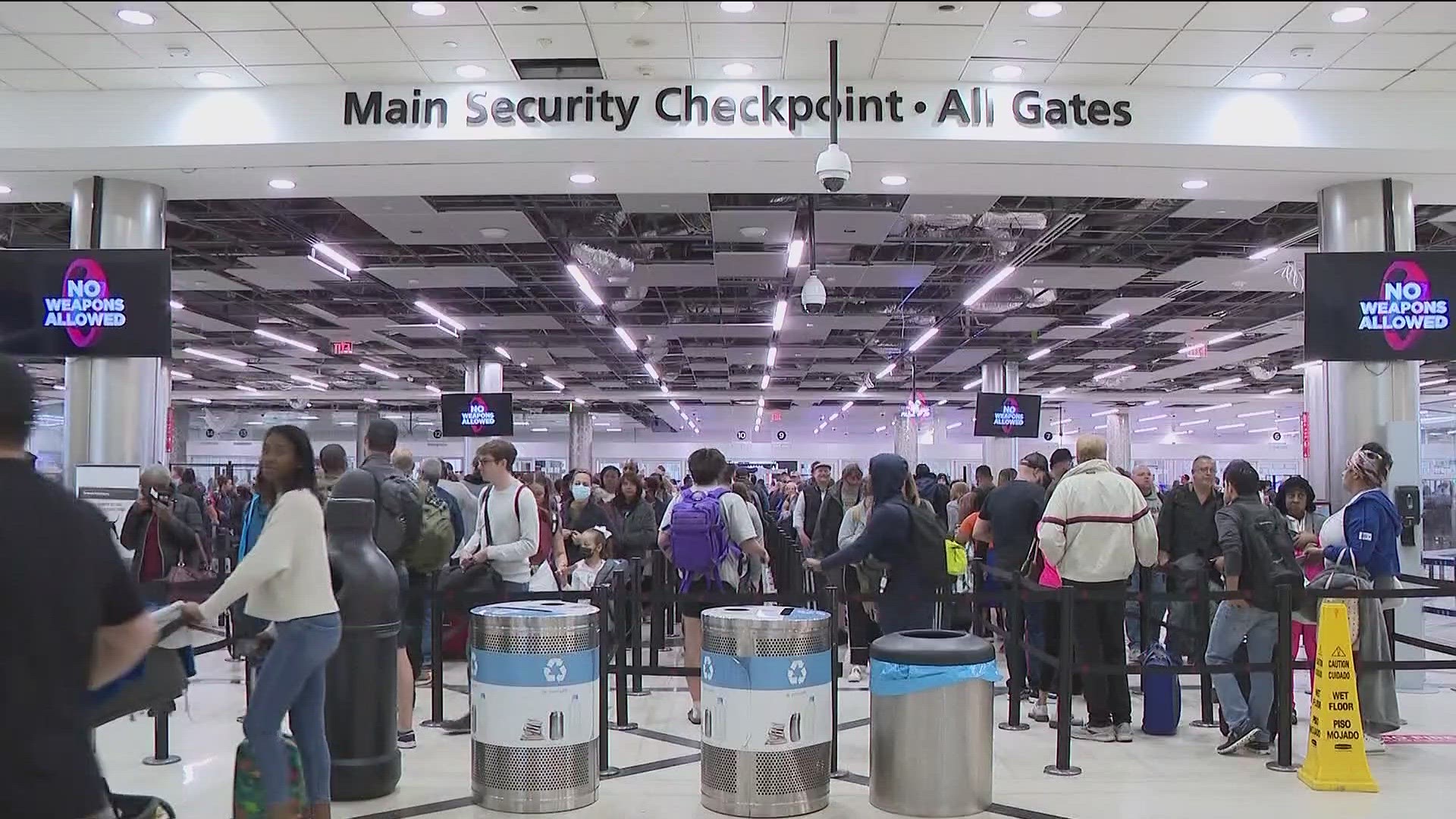 Travelers are frustrated as long lines continue at Atlanta's Hartsfield-Jackson International Airport.