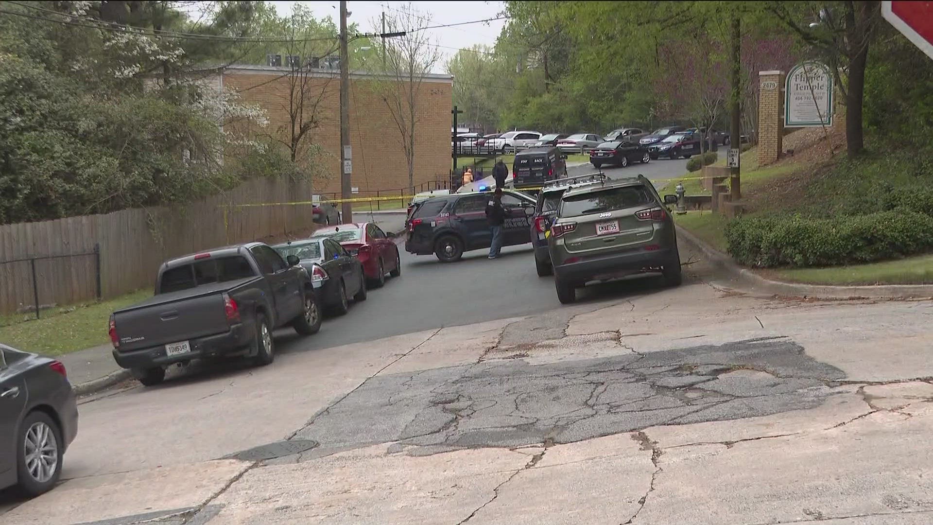 Officers responded to the 2400 block of Abner Terrace NW -- which is near the Westside Atlanta Charter School off of Perry Boulevard.