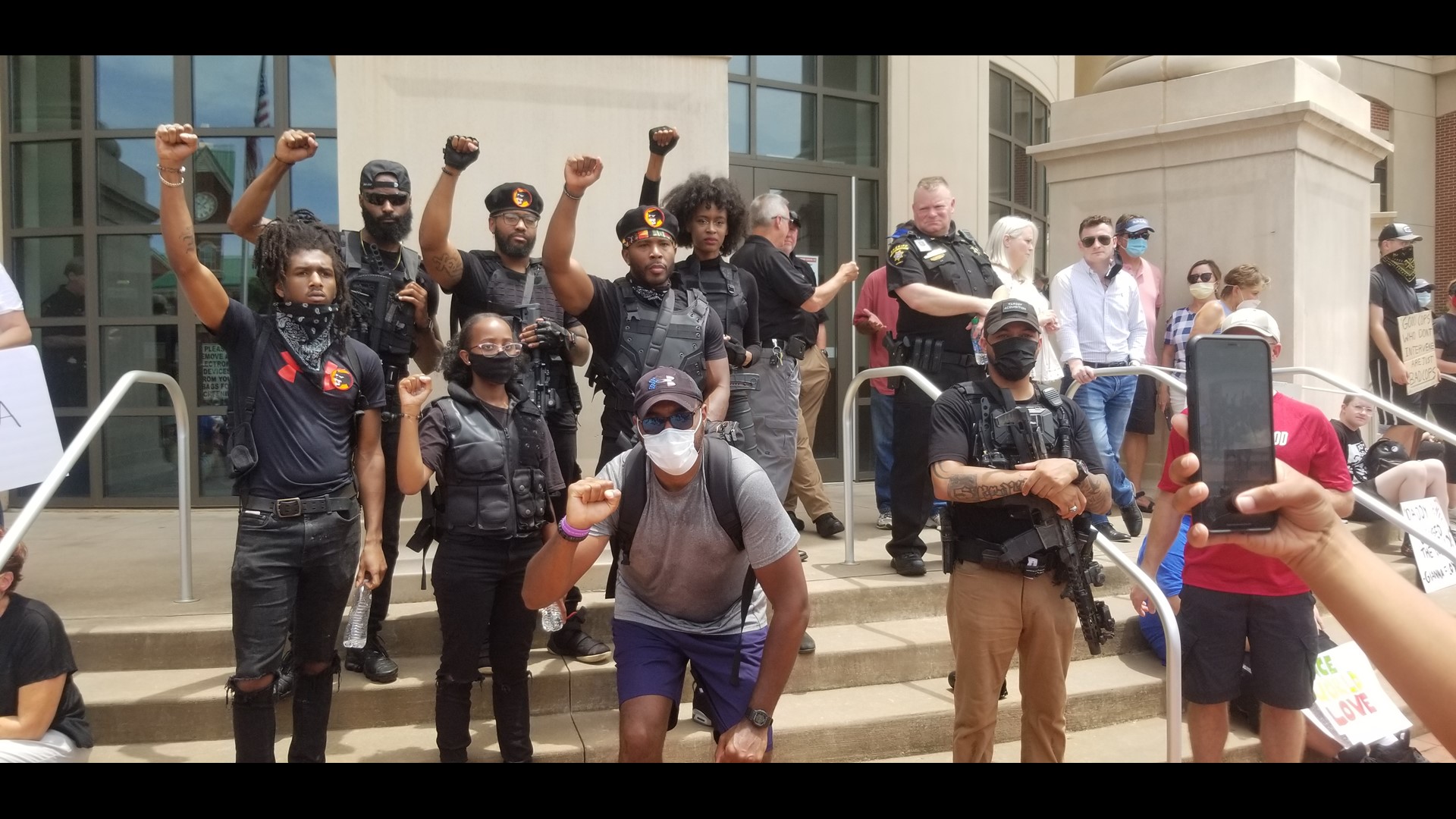 Forsyth County protest brings nearly 1,000 to county courthouse ...