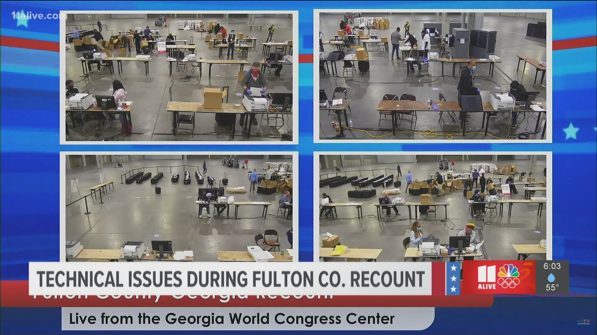 All counties have until Dec. 2 to complete their recount tallies.