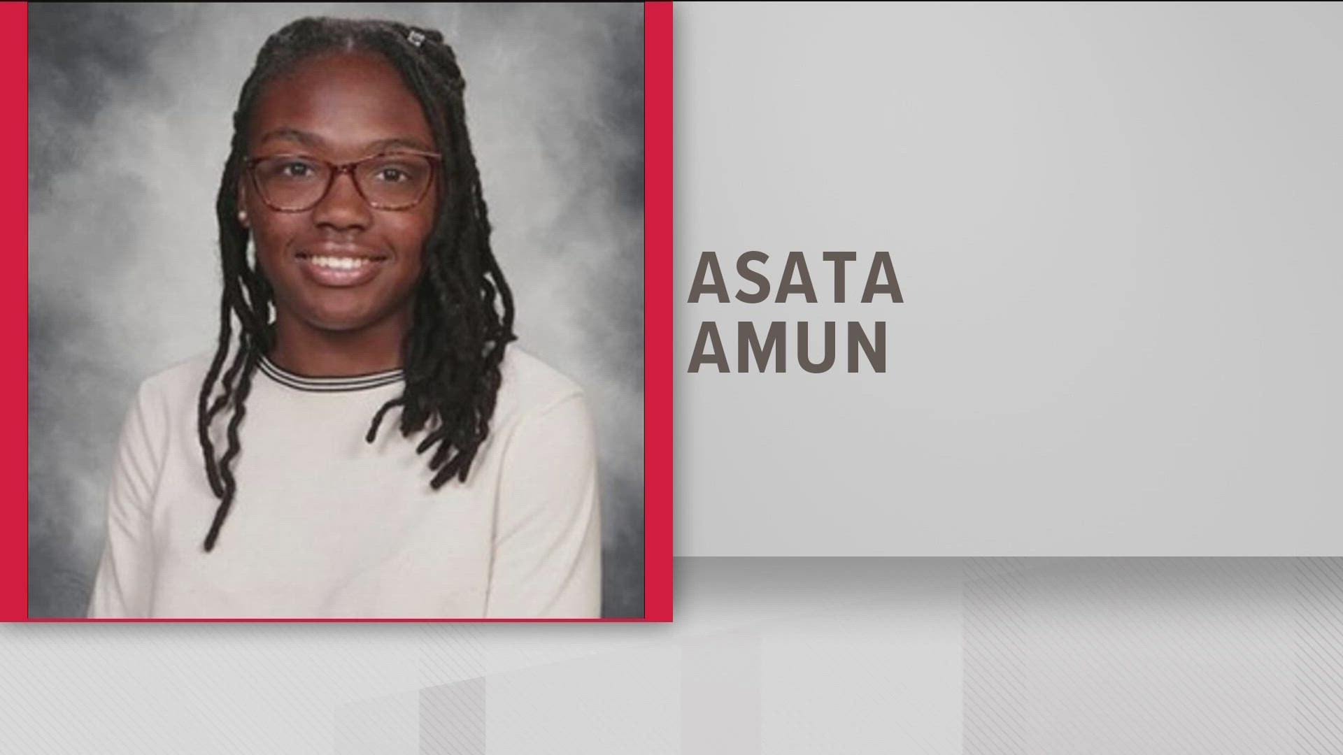 Asata Amun, 16, was last seen leaving her home in Buford on Feb. 1.