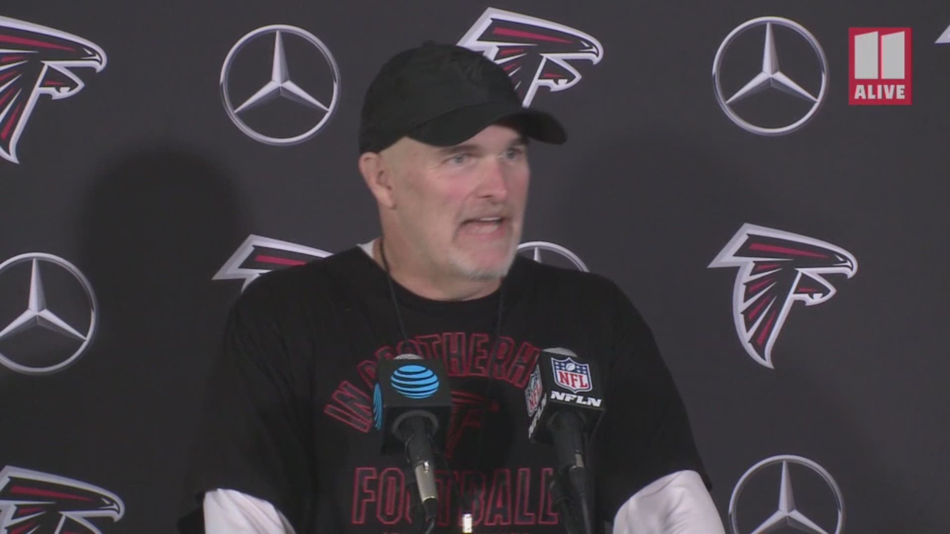 Dan Quinn speaks about upcoming Atlanta Falcons season from training camp.
