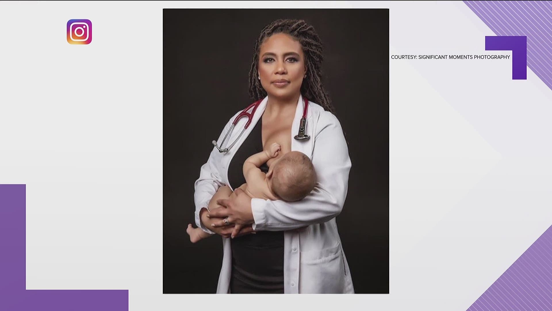 A beautiful photograph of an ER doctor breastfeeding her daughter is going viral during the COVID-19 crisis.