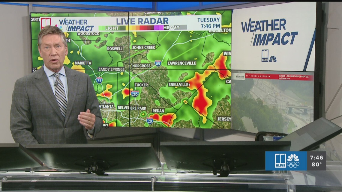 Homes flooded in metro Atlanta after heavy rains | Radar | 11alive.com