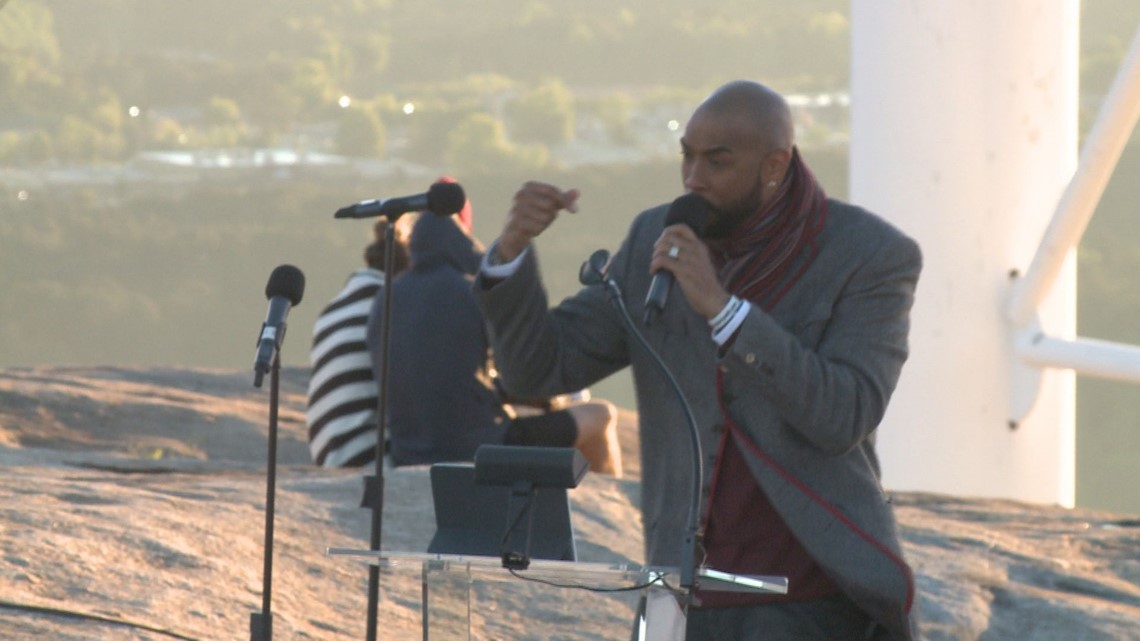 Thousands gather at Stone Mountain Park for Easter Sunrise Service