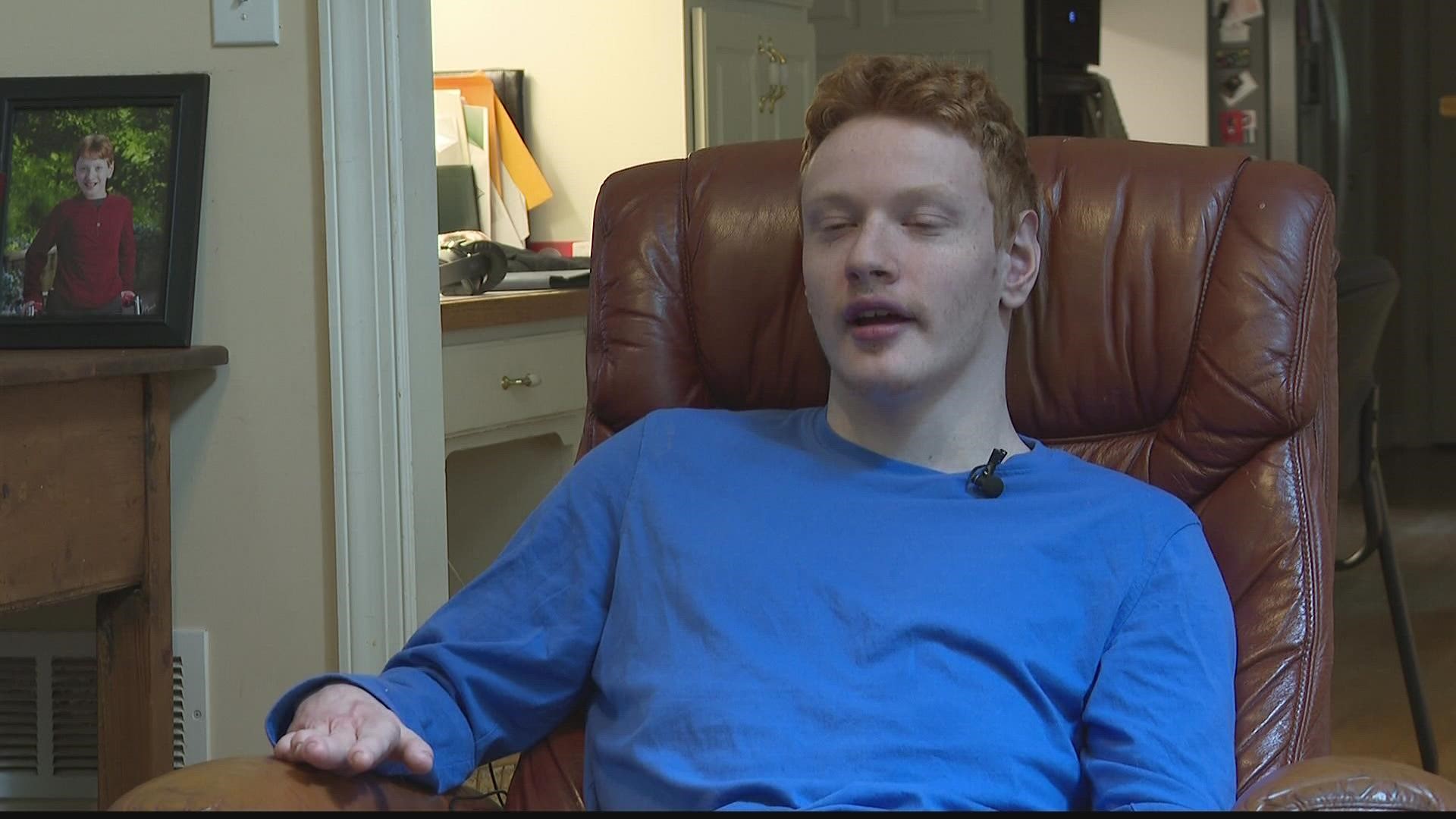 Jake Branan plans to use the funds for a 24-hour personal care aid.