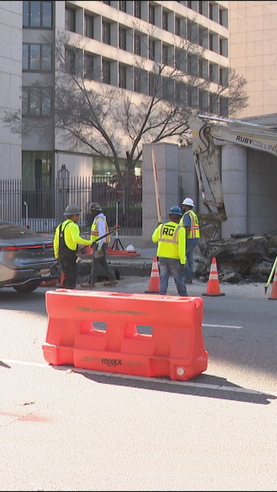 The road is expected to reopen Wednesday night.