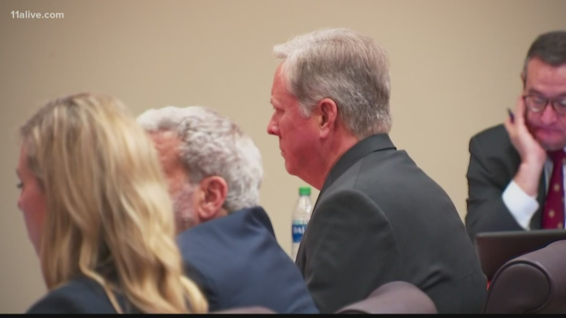 The jury asked no questions Friday in the Olsen trial. He’s facing felony murder charges for shooting an unarmed, naked veteran in DeKalb County in 2015.