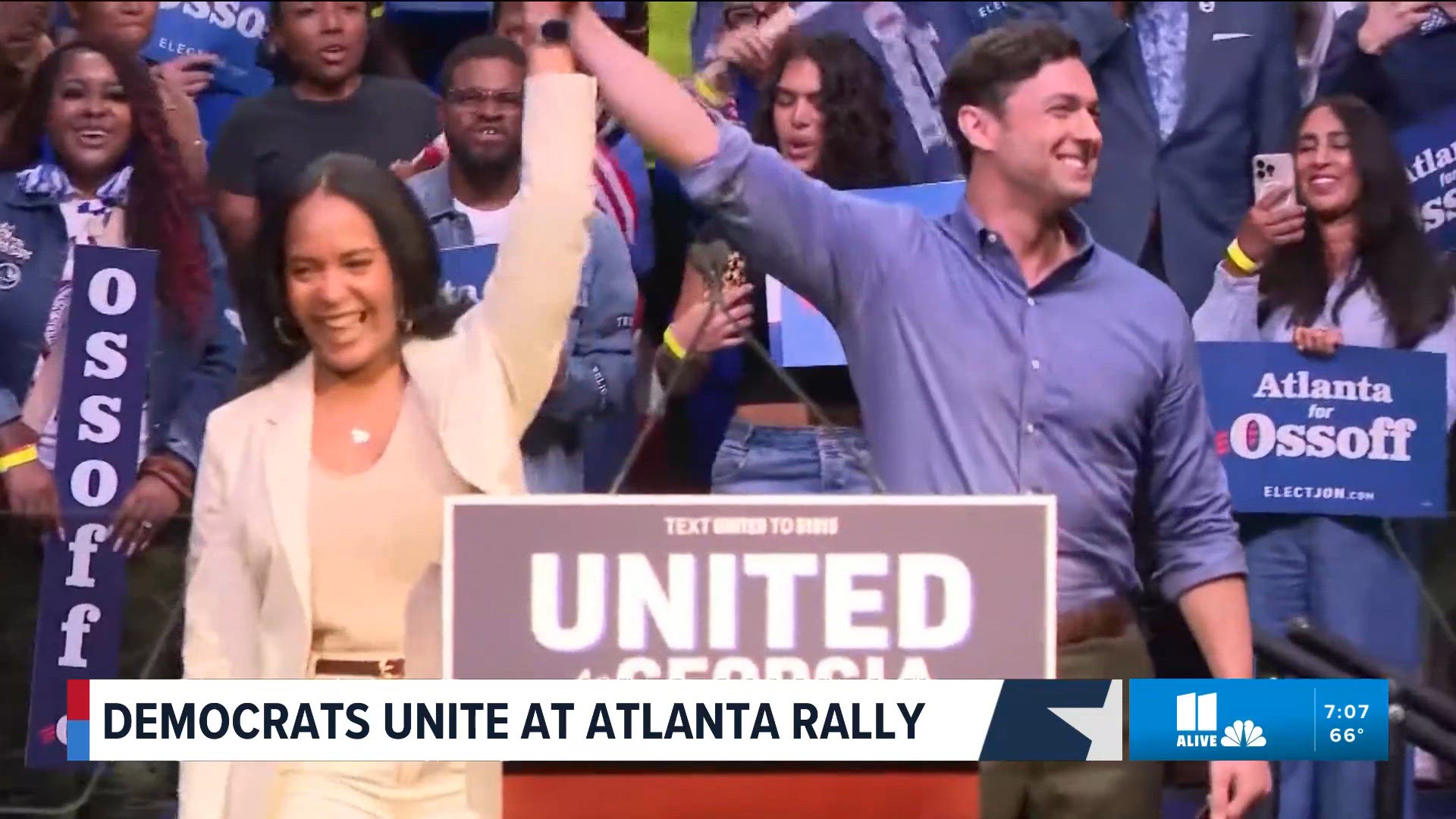Democrat Had Rally Democrats Ossoff and Bottoms rally together as Georgia 2026 campaigns ...