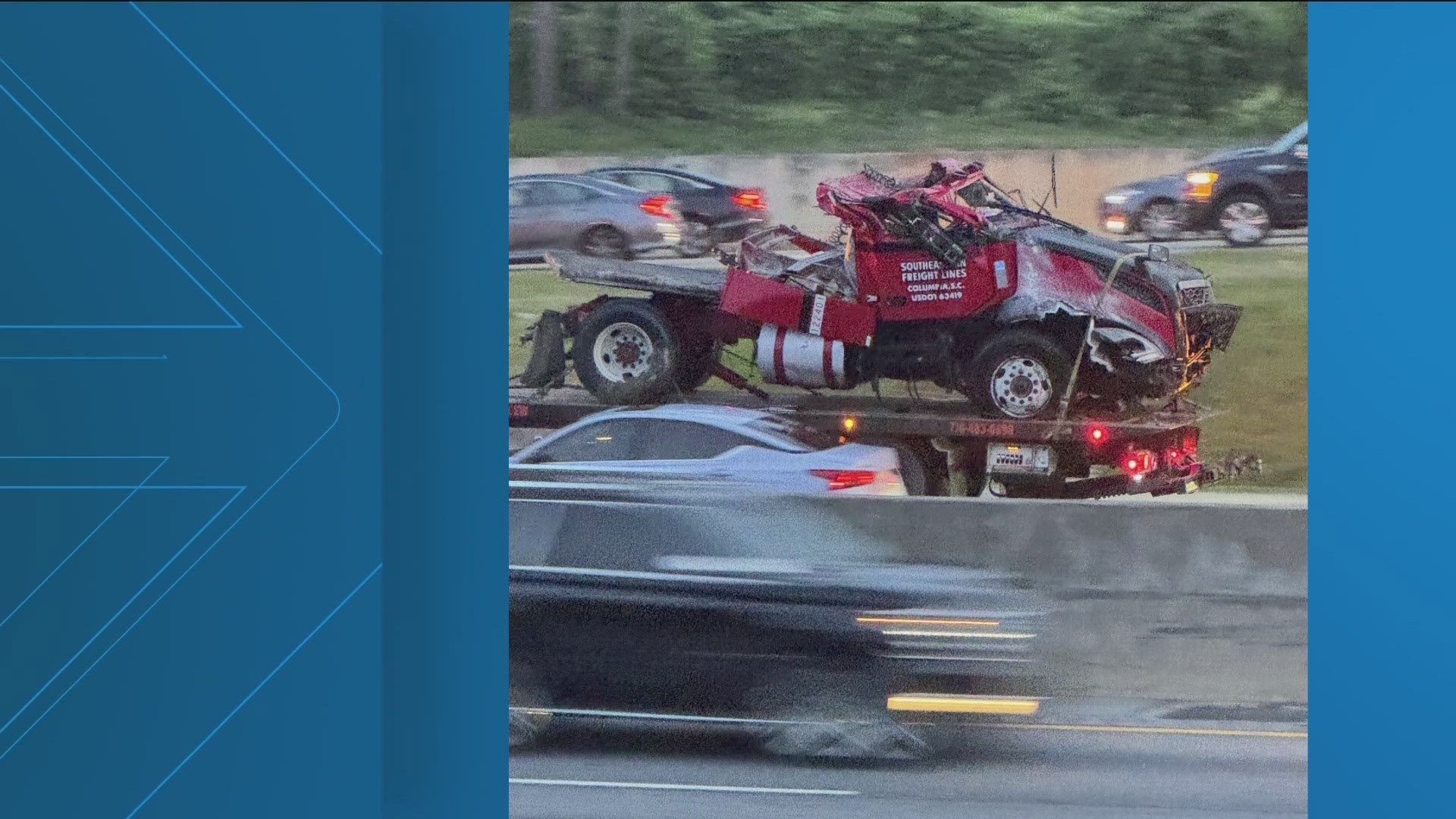I-20 reopens partially after overnight tractor trailer crash | 11alive.com
