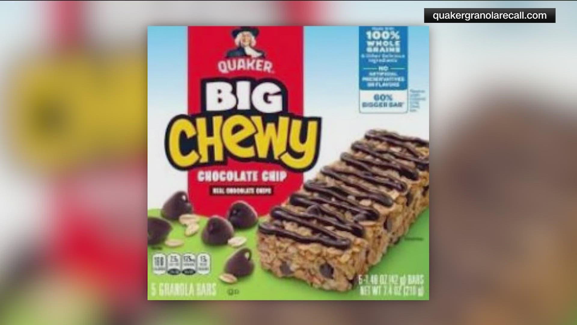 FDA Recall: Quaker Granola Bars, Cereals Could Be Contaminated with  Salmonella