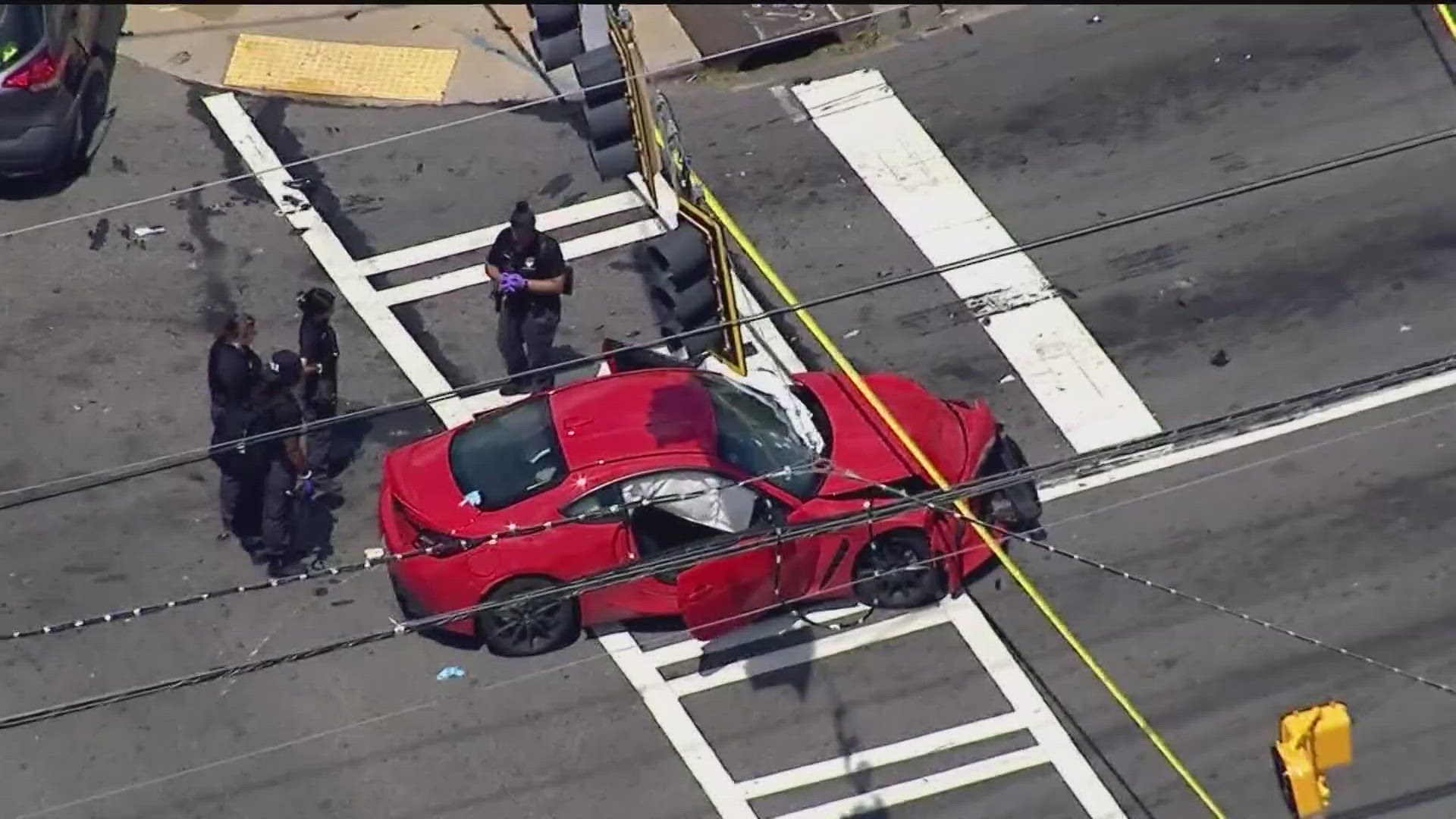 Authorities said the road rage shooting happened on Northside Drive between Donald Lee Hollowell and Marietta Street.