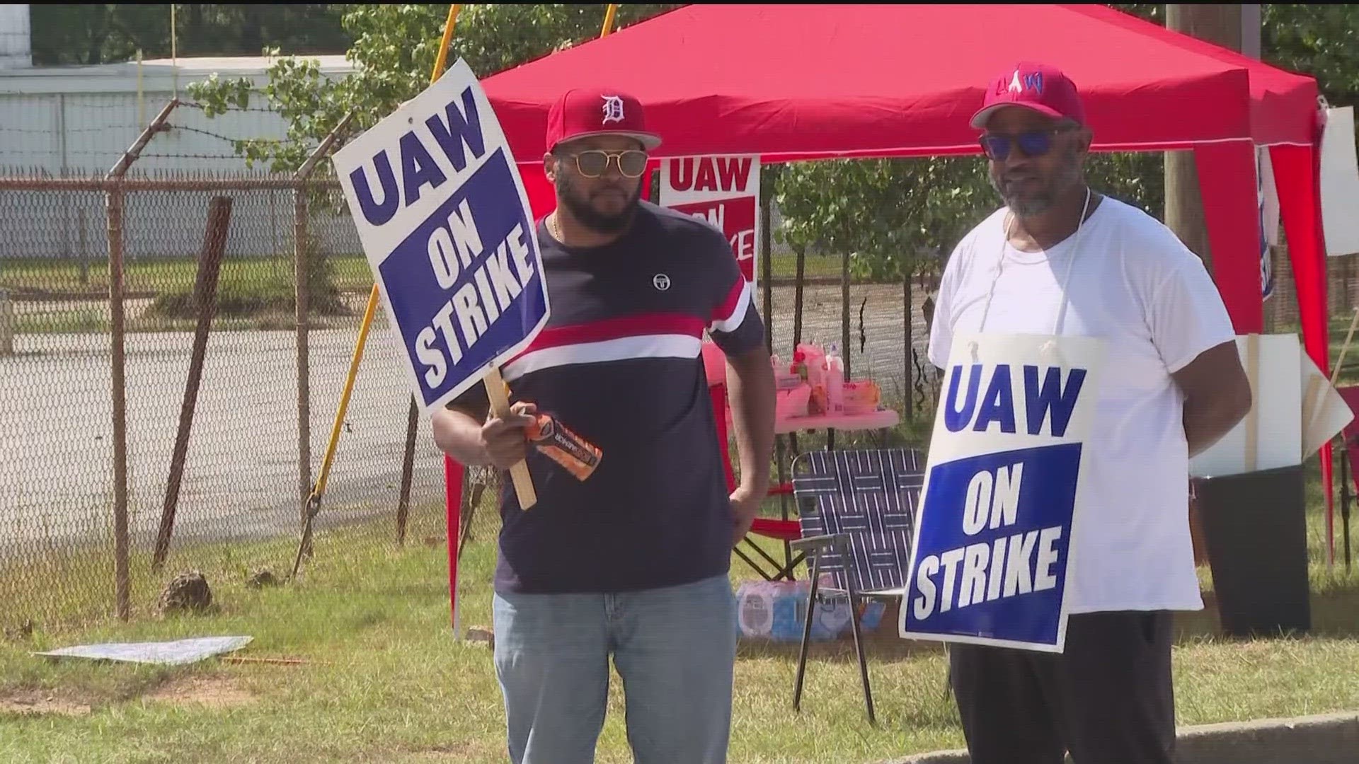 Workers say their pay needs to keep up with the times - and that's why there's a picket line.