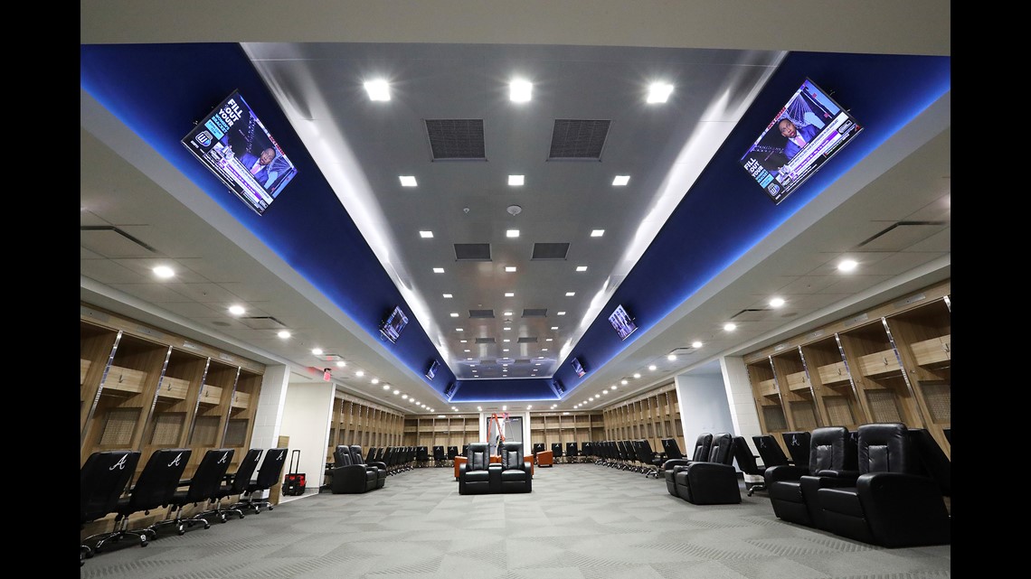Atlanta Braves: First look at CoolToday Park's world-class locker room,  workout area 