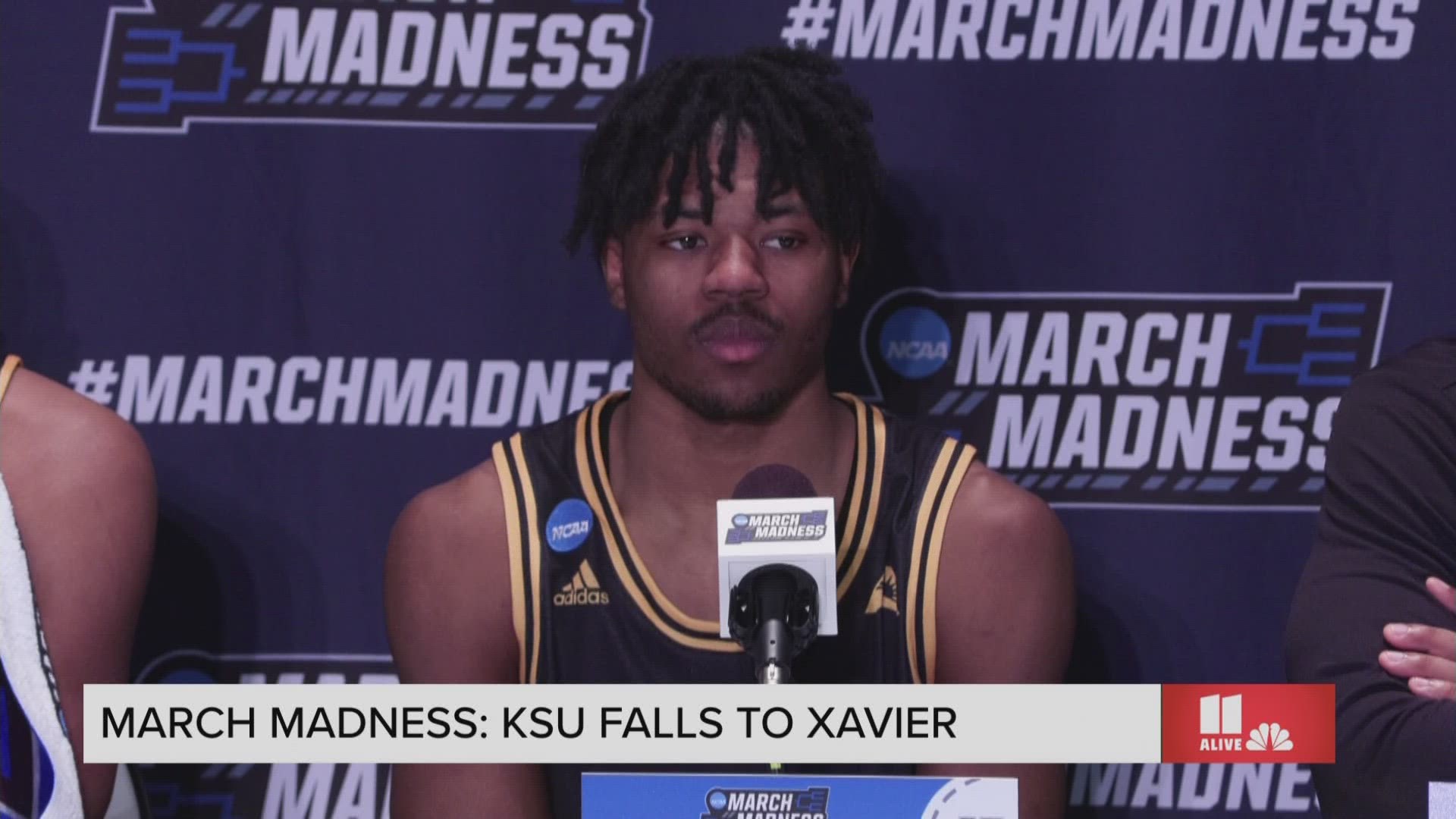 He said it's been a "one-of-a-kind" road. The KSU Owls fell 72-67 in the first round of the NCAA tournament.