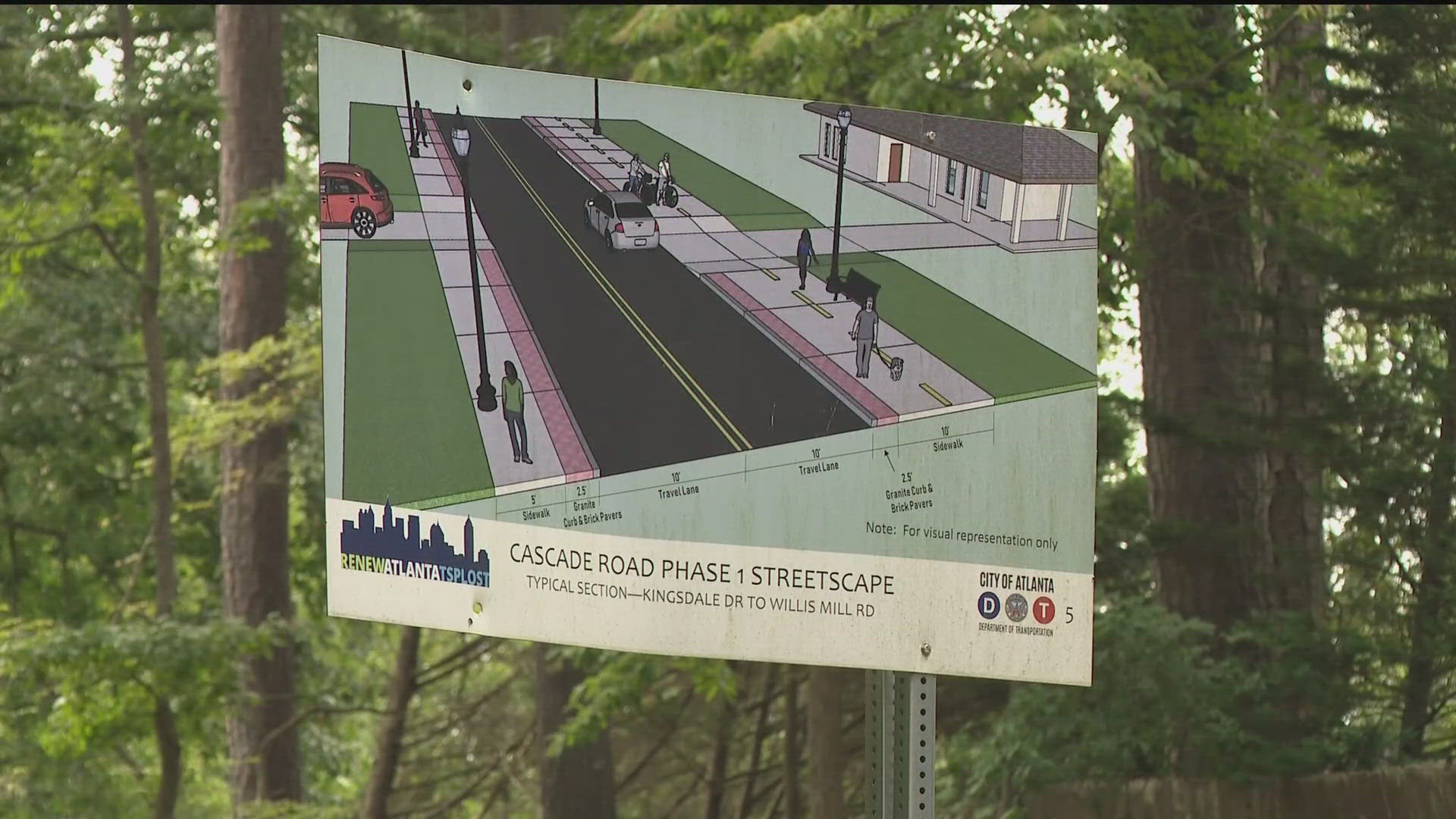 Roadwork along Cascade Road has been underway for more than two and a half years, and business owners say they are paying the price.