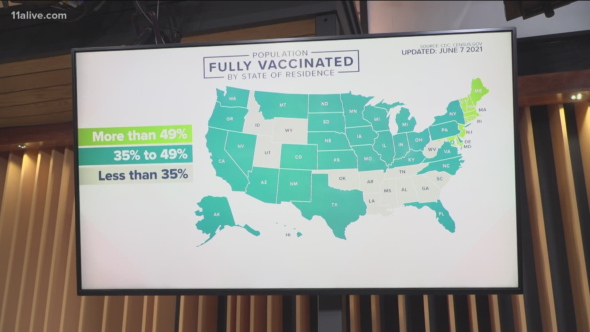 The president wants 70 percent of adults to have had at least one shot and 160 million to have been fully vaccinated against COVID by July 4.