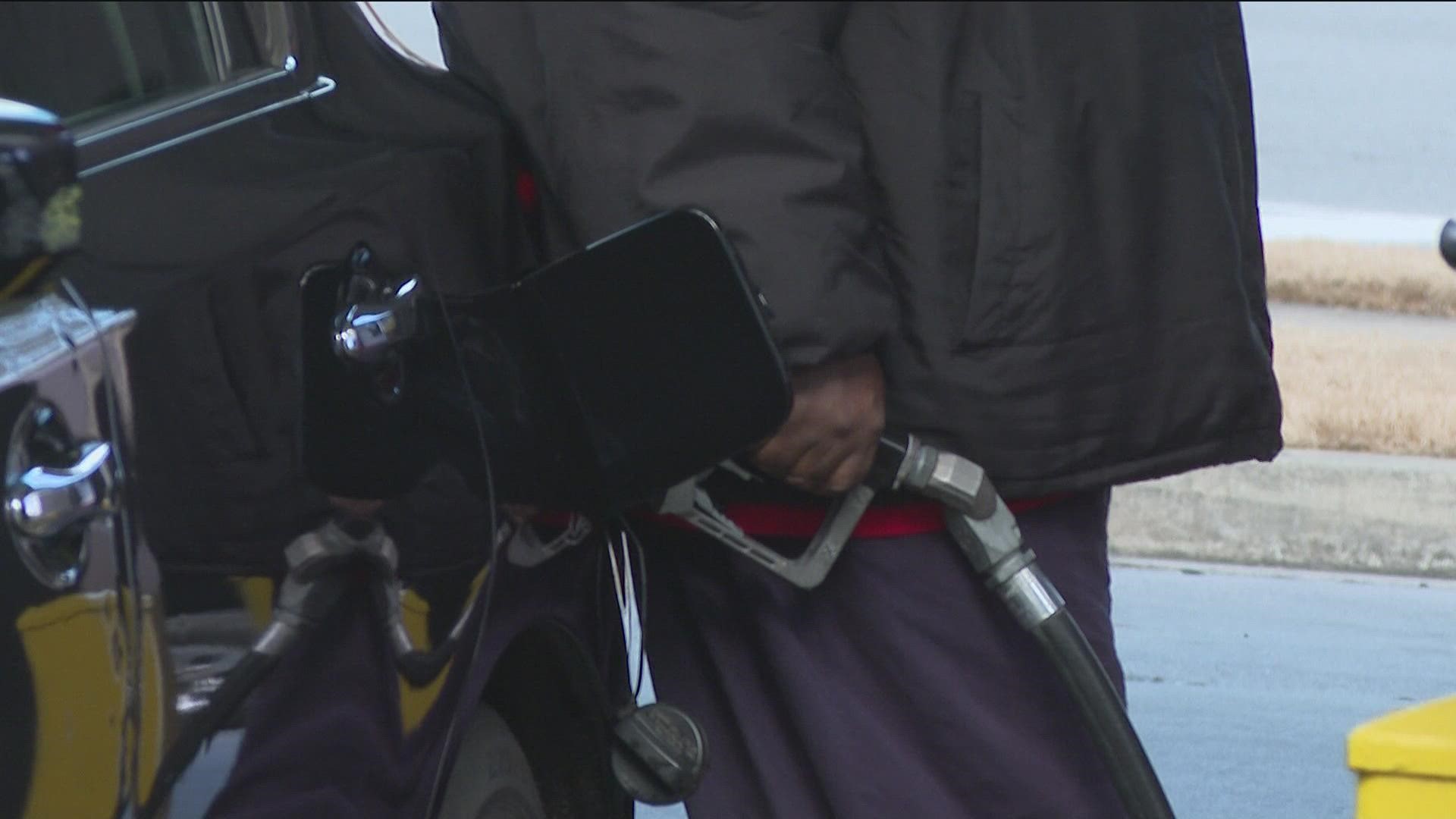 An AAA spokesperson said rising crude oil prices are driving up the costs to fill the tank.