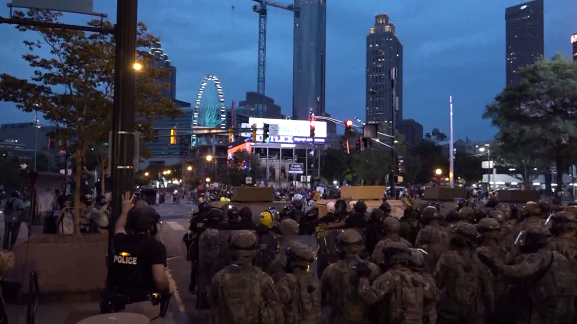 Atlanta protests night six live coverage