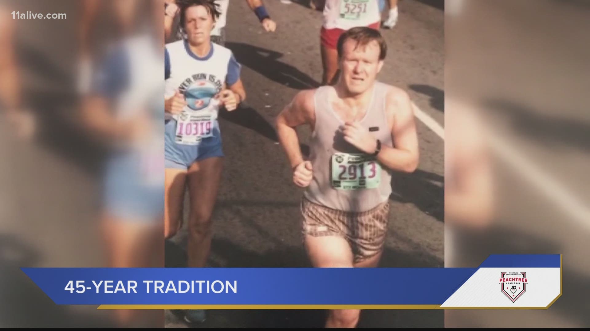 Man keeps family running tradition with AJC Peachtree Road Race