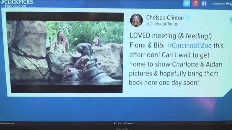 chelsea clinton meets fiona