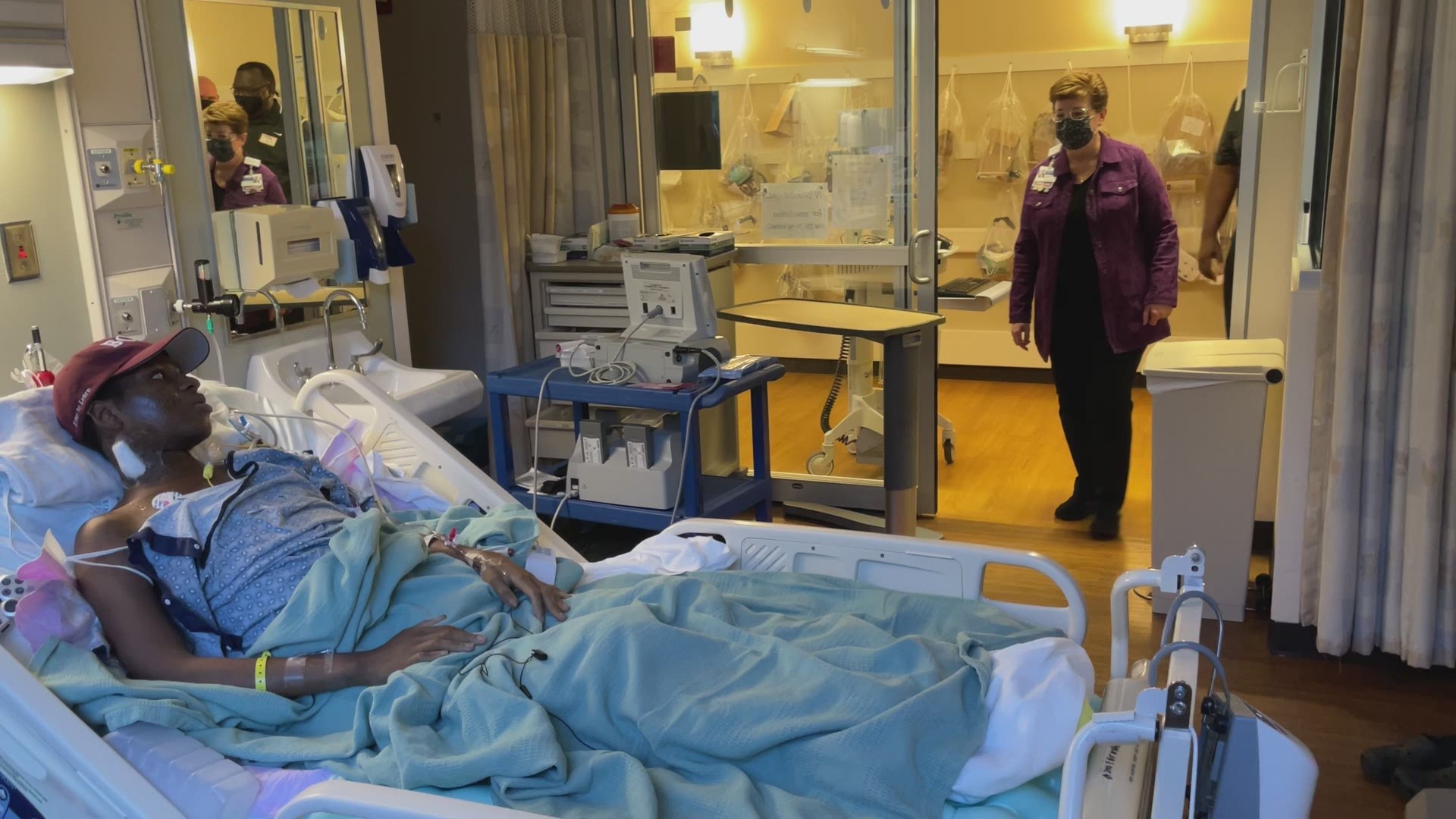 Roderick Cochran got the surprise of a lifetime over the weekend. He met two notable members from the popular film “Drumline” at Emory Saint Joseph’s Hospital.