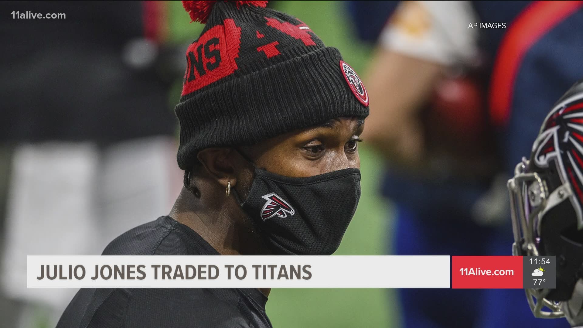After saying on national television that he wasn't coming back to Atlanta, the Falcons announced they traded the former first-rounder to the Tennessee Titans.