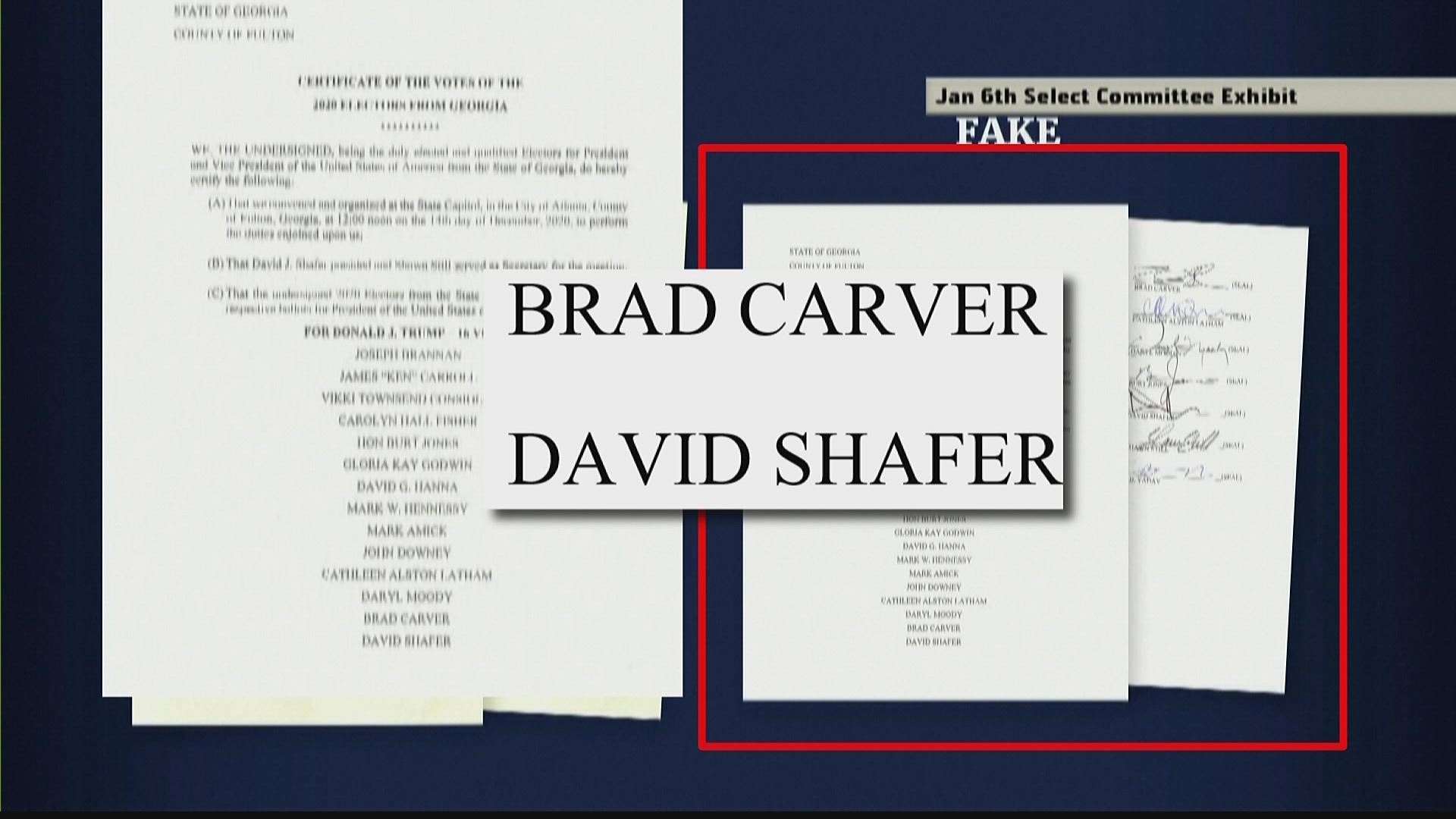 The DOJ has subpoenaed David Shafer.