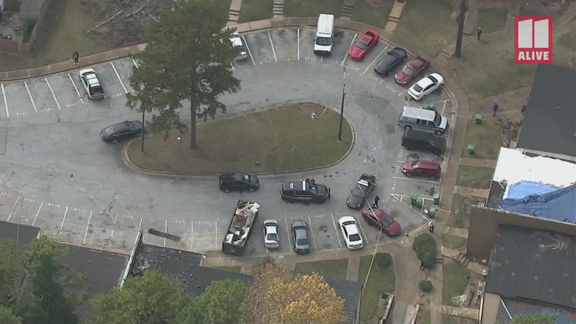 One person is dead and another is recovering in the hospital after a shooting in a Lithonia neighborhood Wednesday afternoon.