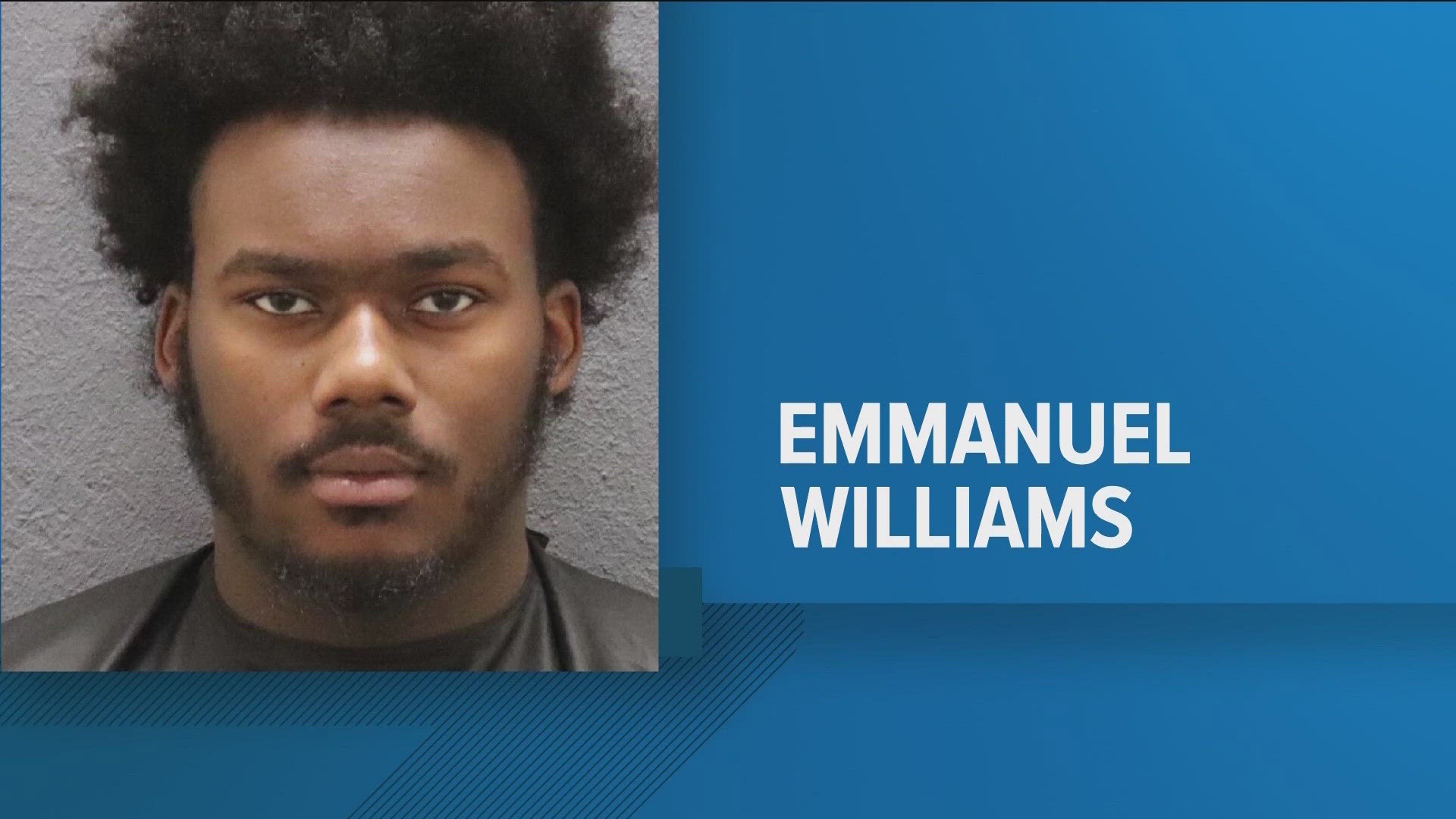 Emmanuel Williams was arrested on Wednesday.