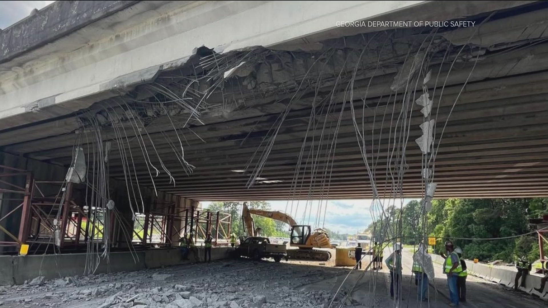 The Georgia Department of Transportation said Chatham Parkway bridge and I-16 westbound are closed until further notice.