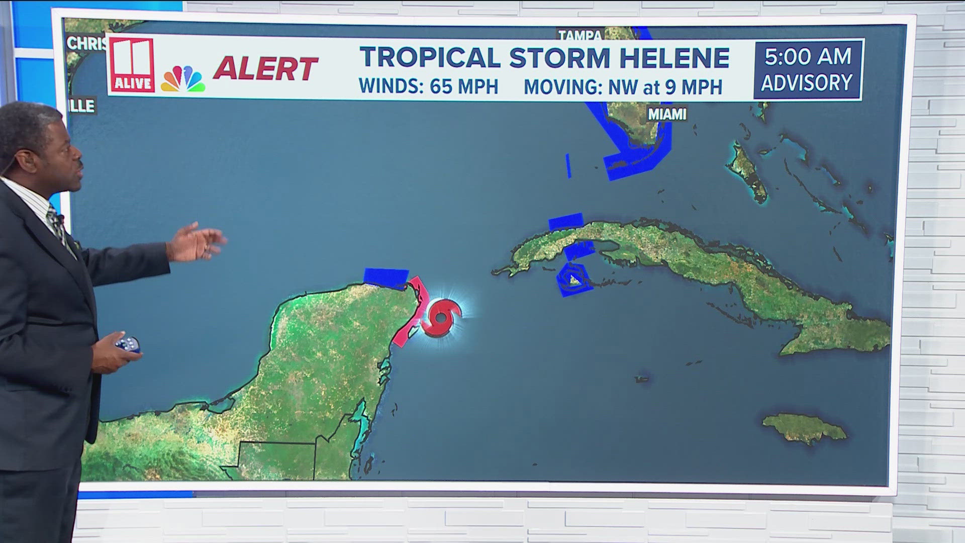 Here is what's expected Wednesday through the end of the week.