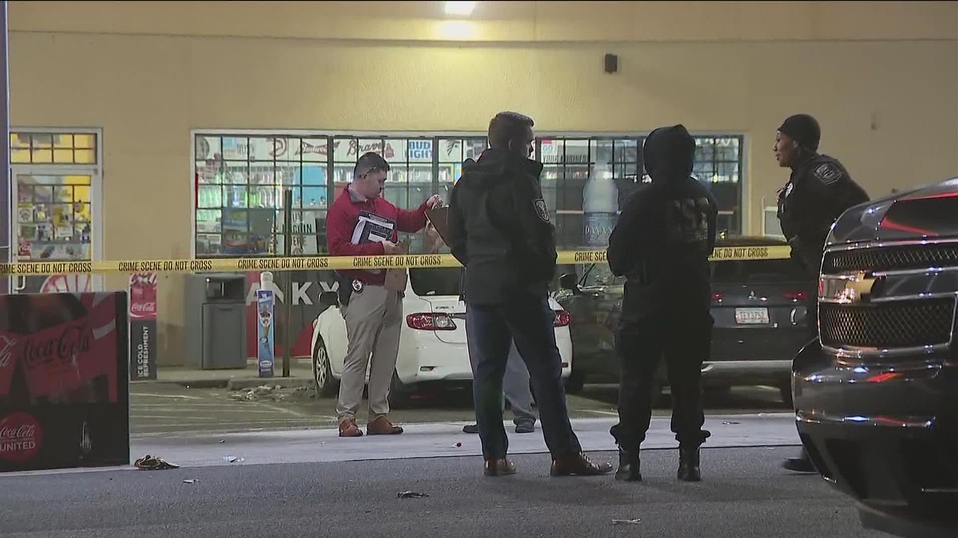 Authorities said it happened at the Shell gas station at the 5000 block of Snapfinger Woods Drive in Decatur shortly before 6 p.m.